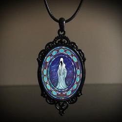 Wholesale Vintage Gothic style bat castle crow cross blood black cat church cemetery vampire vintage necklace